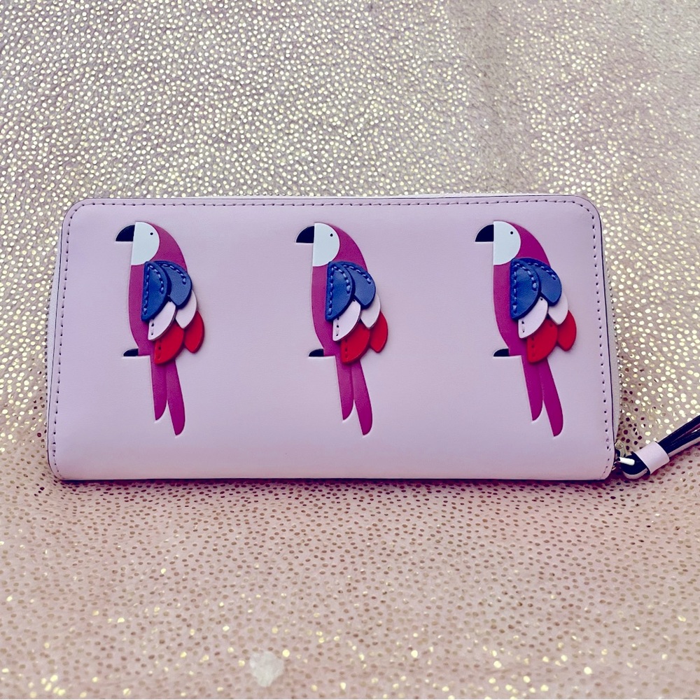 Kate Spade Flock Party Wallet (parrot)